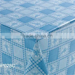 #DP028C Thick High Bar Cocktail Plastic Fancy Wedding Tablecloth thumbnail-3