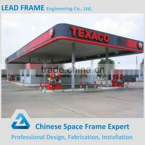 China Supplier Gas Station Construction With Light Steel Frame Roof thumbnail-4
