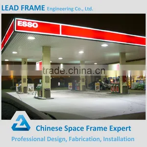 Latest Stylish Steel Structure Space Frame Petrol Station thumbnail-1