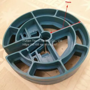 PE/PP 75mm Wheel Style Plastic Spacer Protective Layer of Reinforcing Steel Bar Applied in the Civil thumbnail-1