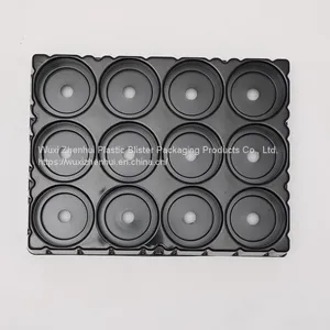 Black Plastic Blister Trays Blister Vacuum Forming Packaging Inner Pallets thumbnail-2