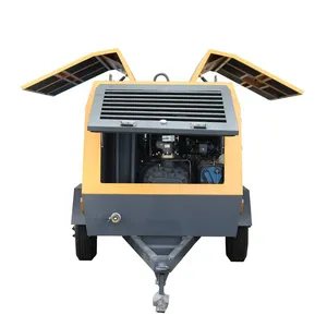 185 Cfm Mobile Diesel Engine Screw Air Compressor for Mining Sand Blasting thumbnail-4