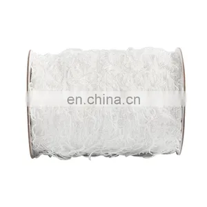 White Soft 5x350ft Nylon Plant Trellis Netting 6 Inch Mesh Polyester Garden Trellis Net for Vegetables thumbnail-3