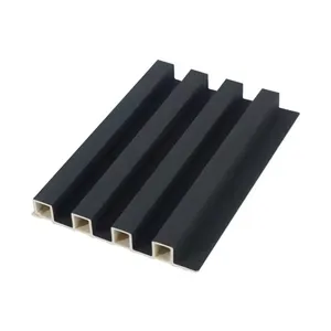 159*23 Wpc Board for Interior and Exterior Wall Decoration Wall Bamboo Fiber Wpc Cladding Wall Panel thumbnail-4