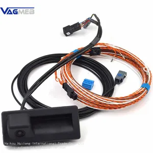For Audi A4 A5 B9 8W Q7 Rear View Trunk Handle Camera With Highline Guidance Line Wiring Harness 3V0 827 566L 3V0827566L thumbnail-1