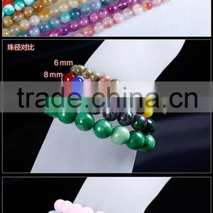 4mm 6mm 8mm 10mm 12mm Natural Stones Loose Beads Section Face Cut Agate Jade Charms Jewelry Accessory thumbnail-3