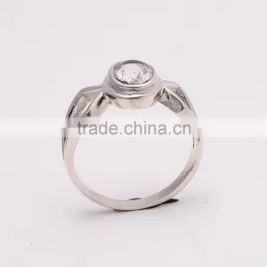 WHITE TOPPAZ RING ,925 Sterling Silver Jewelry Wholesale,WHOLESALE SILVER JEWELRY,SILVER EXPORTER,SILVER JEWELRY FROM INDIA thumbnail-3