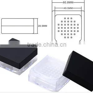 MC021 Square Loose Power Container With Sifter ,square Sifter Jar thumbnail-1