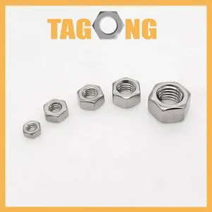 Self Color Class 8 M48 DIN934 Coupling Nuts Jam Nuts thumbnail-5