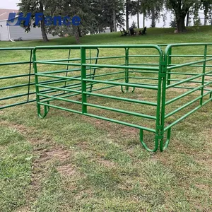 Professional Galvanized Steel Powder Coated Livestock Panel Horse Corral Fencing Goat Sheep Pen Farm Panels thumbnail-1