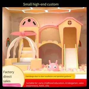 Indoor Large and Small Children's Amusement Parks, Parent-child Playground Equipment Such as Slides, Trampolines, and Naughty Castles thumbnail-3