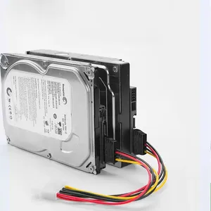 4Pin IDE to Two SATA Power Connector Cable for Desktop PC thumbnail-1