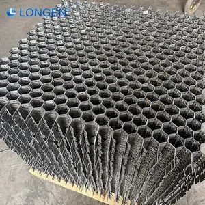 Factory Direct Heat Resistant Tortoise Shell Steel Wire Mesh Hex Metal Grid for Refractory Lining Durable Construction Large thumbnail-1