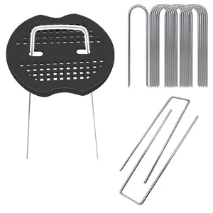 U Shape Staple Wholesale 6‘’ Sod Staples Landscaping Ground Staple Weed Pins U Pins for Weed Barrier thumbnail-4