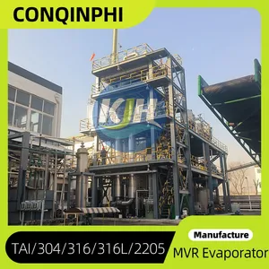PLC Controlled MVR Evaporation and Crystallization System for Lithium Extraction, 304SS thumbnail-4