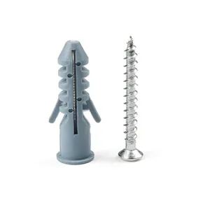 PA66 Nylon Wall Plugs With Ribbed Design for Concrete Drywall Full Sizes Available Heavy Duty thumbnail-4