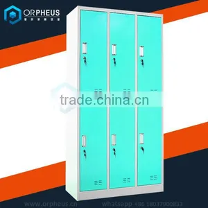 Modern Fashion Colorful Staff Dormitory Steel Locker of Luo Yang thumbnail-1