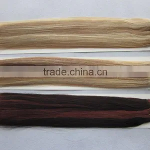 Thick End Piano Color Mix Color Ombre Malaysian Peruvian Cambodian Russian Indian Brazilian Human Hair Weave thumbnail-1