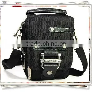 Waterproof Mens Shoulder Bag Patchwork Fabric thumbnail-1