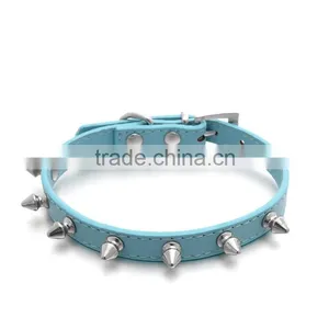 Wholesale Pet Supplies Plain Pet Collars Personality Bullet Nail Dog Collar thumbnail-5