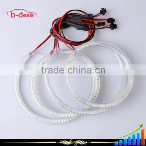 B-deals Custom Logo SMD Halo Ring Headlight DRL for Mitsubishi LANCER Non Projector thumbnail-1