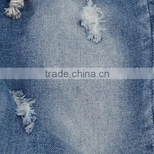 Wholesale Baby Girl Clothes 2016 New Summer Girl Ripped Jeans Lovely Little Girl Cropped Trousers thumbnail-4