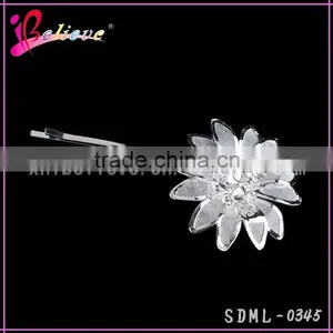 2015 Hair Pin Made in China Products Fancy Bobby Pin,diamond Flower Hair Bobby Pin thumbnail-1
