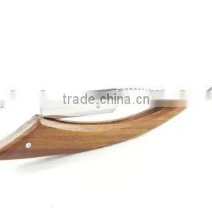 Wooden Straight Razor Natural Wood Color thumbnail-1
