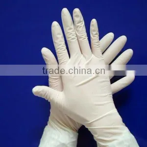 White Latex Examination Gloves, Dental Use Latex Gloves, Disposable Medical Latex Gloves thumbnail-3