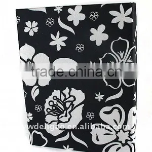 Ring Binder Desktop File Holder for Office Stationery Color Pattern Woven Cloth Wrapping Cardboard A4 or FC Size thumbnail-1