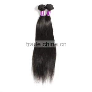 Cheap Raw Peru Human Hair Extension, Remy Straight Human Hair Weaving, Strong Double Drawn Weft thumbnail-6