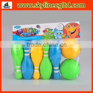 Children Play 22cm Bowling Toy With 10 Bottles and 2 Balls thumbnail-1