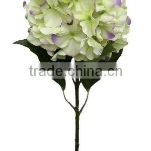 43cm Artificial Hydrangea With 4 Leafs thumbnail-1