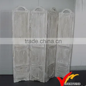 Shabby Chic Carving Folding Screen thumbnail-1