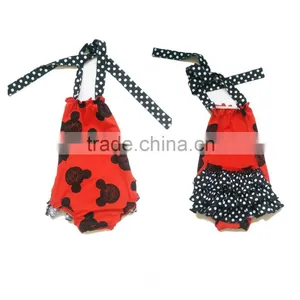 Cartoon Mouse Printed Ruffle Romper Newest Baby Clothes Romper Fashion Style Baby Bubble Romper thumbnail-1