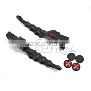 BJ-LS241-023 Hot Sale Billet Aluminum Chrome Skull Scooter Motorsport Brake Lever thumbnail-2