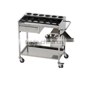 STM - 262 Dressing Trolley Stainless Steel Furniture , Hospital Fourniture thumbnail-1