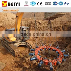 BEIYI Round Cutting Pile Machine, Concrete Pile Crusher, Hydraulic Pile Breaker thumbnail-2