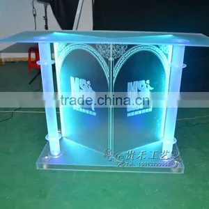 High Quality Acrylic Bar Table With Lights,DJ Table for Bar thumbnail-1