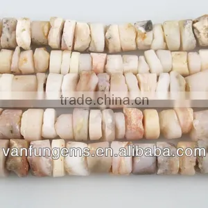 Natural Pink Opal Rough Coin thumbnail-1