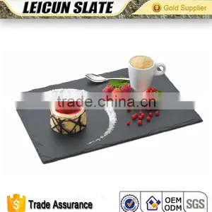 Chinese Natural Slate Dinner Divided Plate for Restaurant thumbnail-2