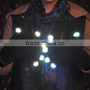 LED Black ,white Gloves,mix Color Light thumbnail-1