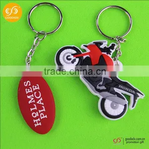 2015 Promotional Gift Free Sample Logo Custom Soft Pvc Motorcycle Keychains thumbnail-1