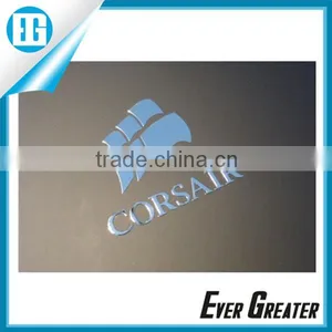 Custom Furniture Label, Aluminum Sticker 3M Tape Metal Sticker Metal Chrome Sticker thumbnail-1