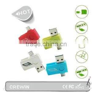 Ome for Android Phones Otg Mobile Card Reader and USB Flash Drive 2 in 1 thumbnail-1
