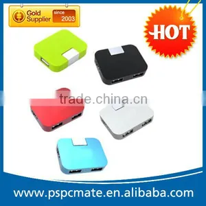 Wholesale Mini 4 Port 2.0 Hub Computer Mouse Usb Hub thumbnail-1