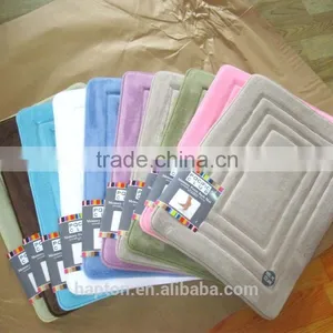 100% Polyester Anti-slip Backing Embossed Memory Foam Mat thumbnail-3