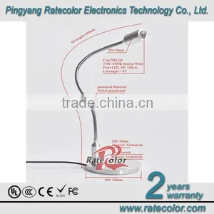 Simple Design Aluminium Led Table Lamp, Led Light Lamp With Touch Switch thumbnail-4