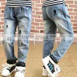 2016 Fashion Children Boys Ripped Patch Jeans Pants Kids Jeans Pants High Quality Children Boys Denim Jeans Quality Choice thumbnail-1