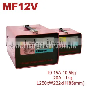 12V/24V 10A 15A 20A Microcomputer Car Battery Charger for Golf Car Sweeper thumbnail-1